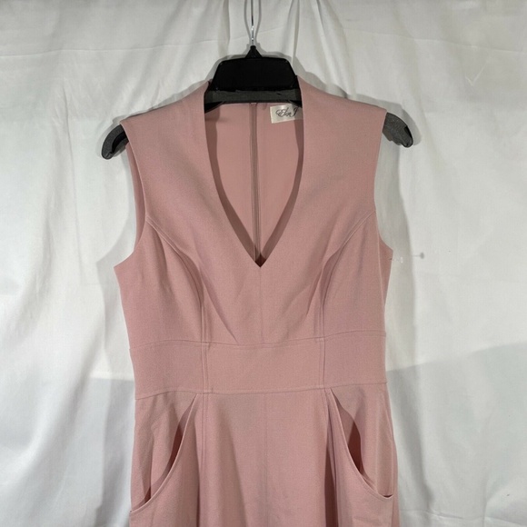 NEW Eliza‎ J Navy [ 6 ] High Low Fit & Flare Midi Dress in Blush - Picture 8 of 12